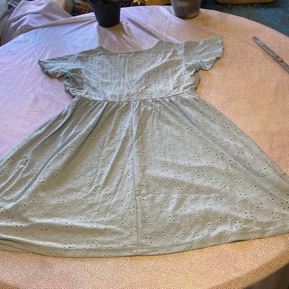 SHEIN Frenchy Butterfly Sleeve V Neck Schiffy Dress size XS NWT - Picture 7 of 13